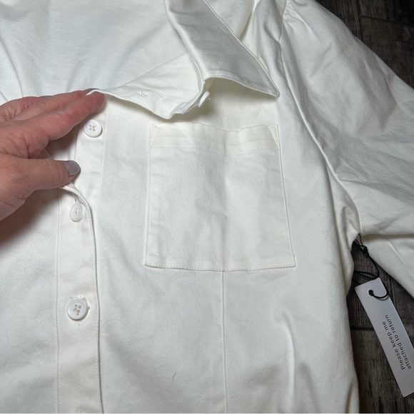 NWT Shades of rose | button up shirt dress - Picture 3 of 6